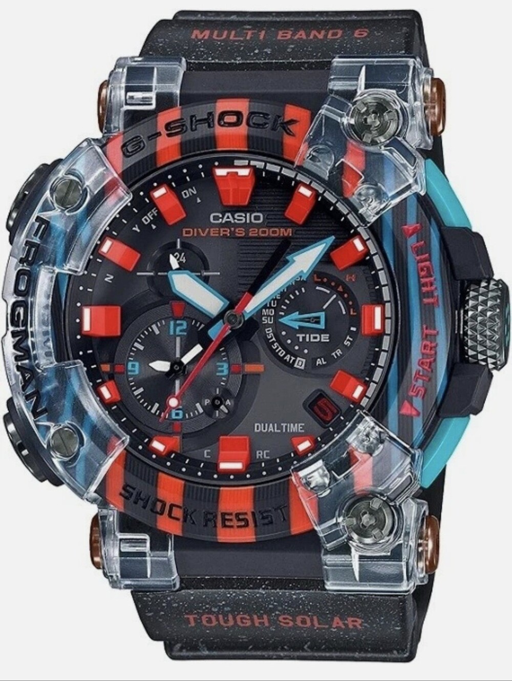 CASIO G-SHOCK FROGMAN GWF- A1000APF-1AJR 30th Poison Dart Frog Tough Solar Mens. - Picture 6 of 15